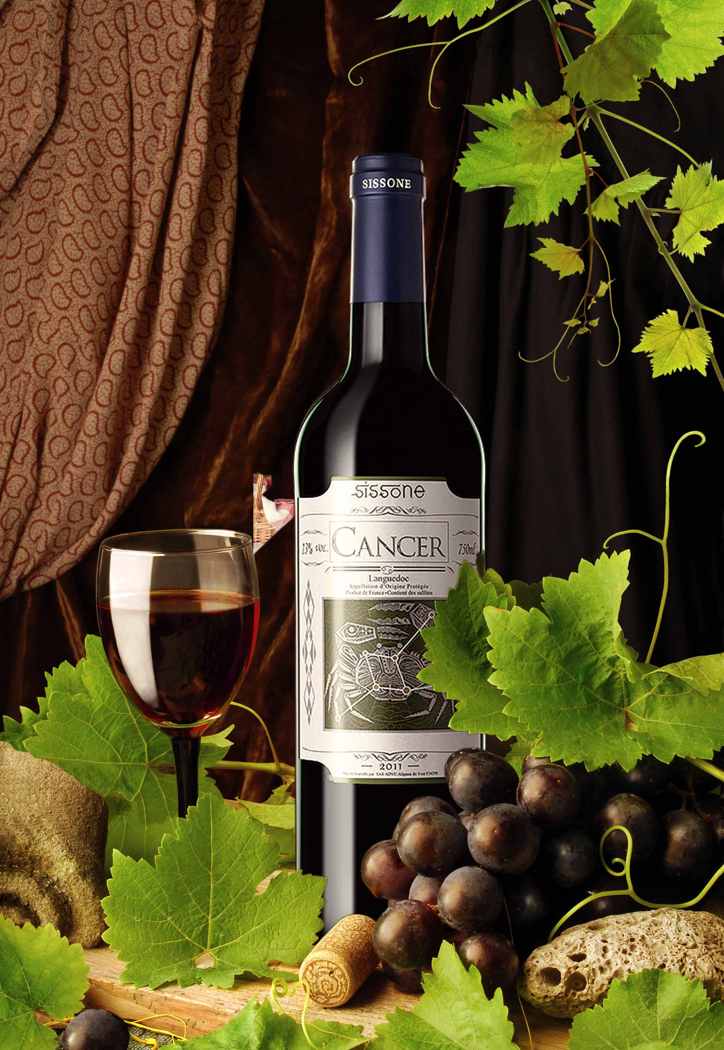 法國sissone十二星座紅酒產品圖